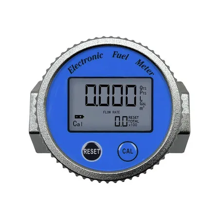 1 inch Digital Turbines Flow Meter With Large Flow Digital Display IPX7 Waterproof Flowmeter Oil Fuel Flowmeter