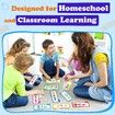 30 Word Family Build Book Learn to Read Phonics Flash Cards, Spell Read and Rhyme Flip Books Sight Words Rhyming Games for Kids
