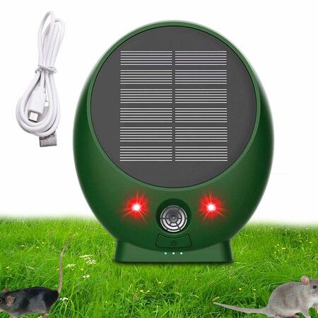 Ultrasonic Dog Repeller Cat Repeller with Motion Sensor Animal Repeller Devices for Garden Yard,Keep Cats Out of Yard Permanently