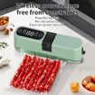 Multifunction Cordless Vacuum Sealer, Rechargeable Bag Sealer, Food Storage, Handheld Vacuum Sealer for Food Preservation (Blue)