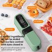 Multifunction Cordless Vacuum Sealer, Rechargeable Bag Sealer, Food Storage, Handheld Vacuum Sealer for Food Preservation (Blue)