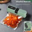 Multifunction Cordless Vacuum Sealer, Rechargeable Bag Sealer, Food Storage, Handheld Vacuum Sealer for Food Preservation (Blue)
