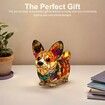 Cute Animal Lamp, Dog Series Art Night Light, Resin Pet Dogs Themed LED Table Lamp with Warm Ambient Glow, Fun Gift for Dog Lovers, USB Plug Use