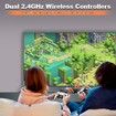 Retro Gaming Console with 40,000+ Classic Games,23 Emulators,Dual 2.4GHz Wireless Controllers,4K HD Output,Compatible with TV/PC/Projector,128GB