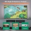 Retro Gaming Console with 40,000+ Classic Games,23 Emulators,Dual 2.4GHz Wireless Controllers,4K HD Output,Compatible with TV/PC/Projector,128GB