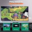 Retro Gaming Console with 40,000+ Classic Games,23 Emulators,Dual 2.4GHz Wireless Controllers,4K HD Output,Compatible with TV/PC/Projector,128GB