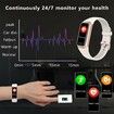 Fitness Tracker with 24/7 Sleep Monitor,Activity Tracker with 1.1In AMOLED Touch Color Screen,Multiple Sport Modes Step Counter,IP68 Waterproof
