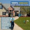2-in-1 Wireless Dog Fence for 3 Dogs,Waterproof Training Collar with Remote Electric Fence for Ultimate Dog Safety and Freedom.Shock Collar for Large Dog