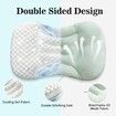 Kids Pillows Double Sided Cooling Fabric Mesh Children Pillow Dual Heights 4-6cm Ergonomic Design Advanced Hose Filler Machine Washable Age 3-6
