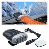 Car Heater 12V  Defogger  Portable 150W Fast Heating Cooling Fan 360 Rotary Windshield Defogger Rotary Car Heaters for Vehicle,Car,RV,SUV
