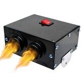 Truck Defogger 12V 500W Car Heater 2 in 1 Windshield De-Icers Portable Car Heaters  with Purification for Winter 2 Holes