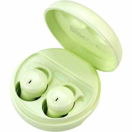 Sleep Headphones,Earbuds for Side Sleepers,Sleepbuds Noise Blocking, Bluetooth 5.3 Wireless Open Ear Headphones for Sleeping,Hiking- Green