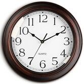 12 Inch Wall Clocks Battery Operated Silent Non-Ticking Wall Clock Vintage Retro Rustic Style Decorative for Living Room Kitchen