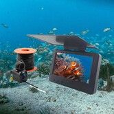 4.3 Inch Camera 15m Video Cable Fishing Finder  Wide Angle  195 Degree HD Underwater Camera  IPS Screen Shark Sonar  Storage box Include Fisherman Gift