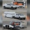 1/32 Toy Car Metal Model for Kid Age 3 Up, Alloy Diecast Pickup Trailer RV Model Kit for Boy Girl Toddler Birthday, Silver