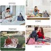 Lunch Bag Insulated Lunch Box Reusable Leakproof Large Spacious Cooler Tote for Women Men for Work Office Travel Picnic (Pink)