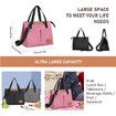 Lunch Bag Insulated Lunch Box Reusable Leakproof Large Spacious Cooler Tote for Women Men for Work Office Travel Picnic (Pink)