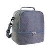 Lunch Box for Women Men, Large Double Deck Lunch Tote Bag Meal Prep Containers Reusable Leakproof Lunch Cooler Bag for Work Office Picnic (Grey)