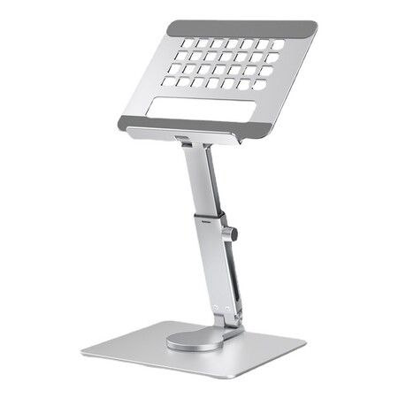 Aluminum Tablet Stand,360 Degree Rotating Dock,Foldable Desktop Stand For iPad,Kindle,E-Reader 4.7-13.5 Inch Cell Phone Tablets