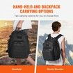 Tactical Backpack 25L Backpack with Molle Mode & Sponge Pad Black