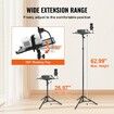 Projector Stand Laptop Stand Tripod Adjustable Height from 26.97 to 63 in