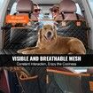 51.2 x 27.6 in Dog Car Seat Cover for Back Seat Waterproof 600D for SUV
