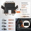 51.2 x 27.6 in Dog Car Seat Cover for Back Seat Waterproof 600D for SUV