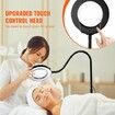 5X Floor Magnifying Glass with Light and Stand Flexible Gooseneck LED