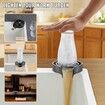 Glass Rinser 10 Powerful Spraying Jets 360degree Rotating Cup Rinser for Sink Wearproof ABS Kitchen Sink Faucet Cup Washer & ABS Cup Holder