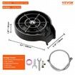Glass Rinser 10 Powerful Spraying Jets 360degree Rotating Cup Rinser for Sink Wearproof ABS Kitchen Sink Faucet Cup Washer & ABS Cup Holder