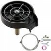 Glass Rinser 10 Powerful Spraying Jets 360degree Rotating Cup Rinser for Sink Wearproof ABS Kitchen Sink Faucet Cup Washer & ABS Cup Holder