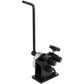 Ring Roller Bender 3in Ring Size 1/4in Round Steel & 1"x3/16" Flat Steel Capacity Portable Hand Crank Ring Roller