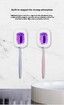 UV-C Toothbrush Sanitizer Portable Cleaner Travel Cover Maagnetic Holder Rechargeable Case for Any Size Toothbrush Christmas Gift
