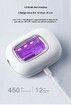 UV-C Toothbrush Sanitizer Portable Cleaner Travel Cover Maagnetic Holder Rechargeable Case for Any Size Toothbrush Christmas Gift