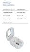 UV-C Toothbrush Sanitizer Portable Cleaner Travel Cover Maagnetic Holder Rechargeable Case for Any Size Toothbrush Christmas Gift