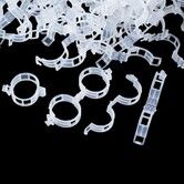 300 Pcs Plant Support Clips,Plastic Clips for Securing Plants,Tomato Vine Clips,Plant Fixing Clips,Garden Clips,White