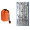 Emergency Sleeping Bag, Portable Emergency Blanket for Survival Gear, Thermal Bivy Sack with D-Type Buckle for Camping, Hiking, Outdoor, Silver