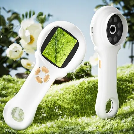 Handheld Microscope Educational Science Kit Mini LED Pocket Bug ...