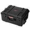 3.5 Cu.ft Weatherproof Hard Case Rolling Wheels & Retractable Handle Black