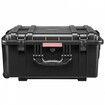 3.5 Cu.ft Weatherproof Hard Case Rolling Wheels & Retractable Handle Black