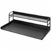 Washer Dryer Countertop with Shelf 54"x27" Wooden Washer Dryer Cover Black