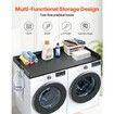 Washer Dryer Countertop 54" x 27" Wooden Washer and Dryer Topper Black