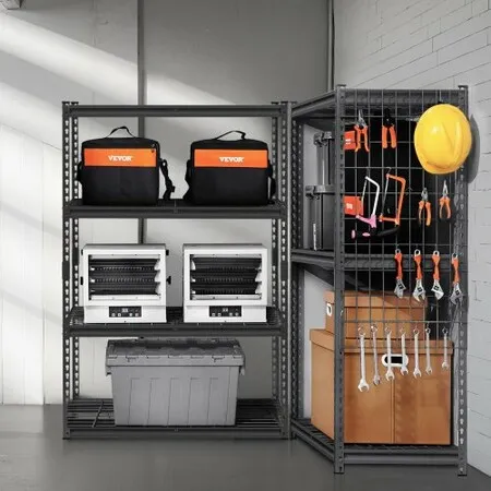 Storage Shelves 4 Tier Adjustable Heavy Duty Garage Shelving Unit 1089 kg
