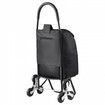 Stair Climbing Cart Foldable Shopping Cart 36L with Storage Bag 6 Wheels