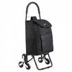 Stair Climbing Cart Foldable Shopping Cart 36L with Storage Bag 6 Wheels