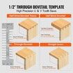 Dovetail Jig 310 mm Precise Dove Tailing Router Jigs with 3 Templates