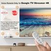 Voice Remote Replacement for Google TV Streamer 4K Voice Remote (NOT for Chromecast TV)
