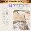 Voice Remote Replacement for Google TV Streamer 4K Voice Remote (NOT for Chromecast TV)