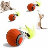 Speedy 3.0 Tail Upgrade Speedy 3.0 Tail Cat Toy, Turbo Smart Interactive Cat Ball for Indoor, Automatic Moving Smart Toys withTail Two Speed Adjustment