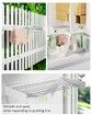 Wall Mounted Clothes Drying Rack 100 CM Foldable Laundry Rack Folding Indoor Drying Rack Clothing Collapsible Towel Rack with Wall Template 6 Rods
